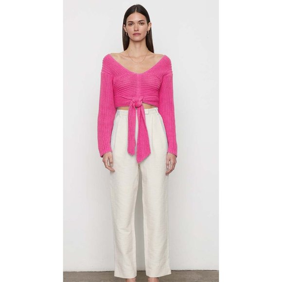 ATOIR Perfect Game Knit Sweater in Rouge Pink - Size Small - Picture 4 of 9